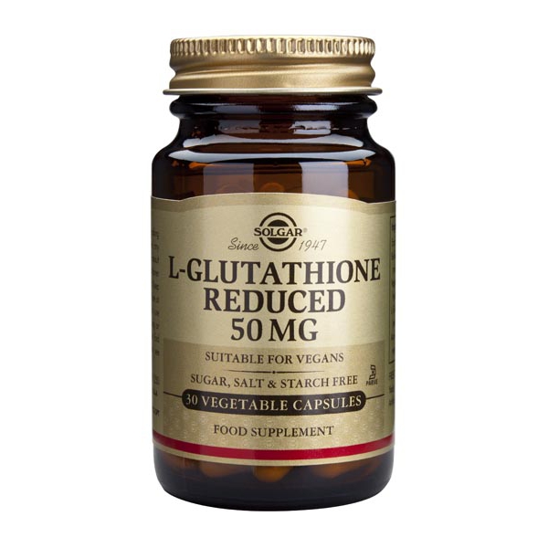 L-Glutathione 50mg 30 units - sulfur amino acid/antioxidant - Solgar